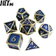Zinc Alloy Dice Metal Dice Set Polyhedral Dice DND Dice
